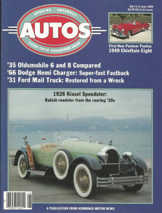 SPECIAL-INTEREST AUTOS 1989 JUNE #111 - HEMI CHARGER,'49 CHIEFTAIN 8 DROPTOP